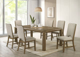 Cockrell - Dining Table ( With 18" Leaf) - Light Brown