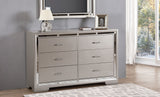 Alana - Dresser - Silver Champagne by Glory Furniture | Bel Furniture