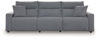 ModMax II - Salt And Pepper - Reclining Sectional