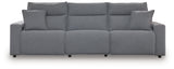 Modmax - Salt And Pepper - Reclining Sectional Gray 3 Pc. Power Reclining Sectional by Signature Design by Ashley® | Bel Furniture