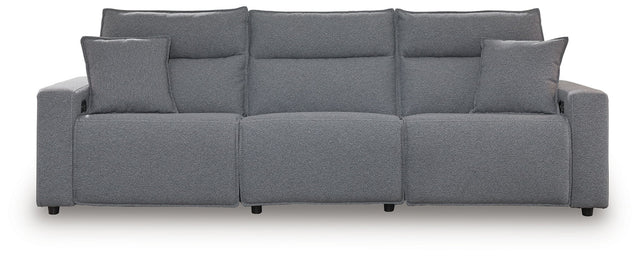 Modmax - Salt And Pepper - Reclining Sectional Gray 3 Pc. Power Reclining Sectional by Signature Design by Ashley® | Bel Furniture