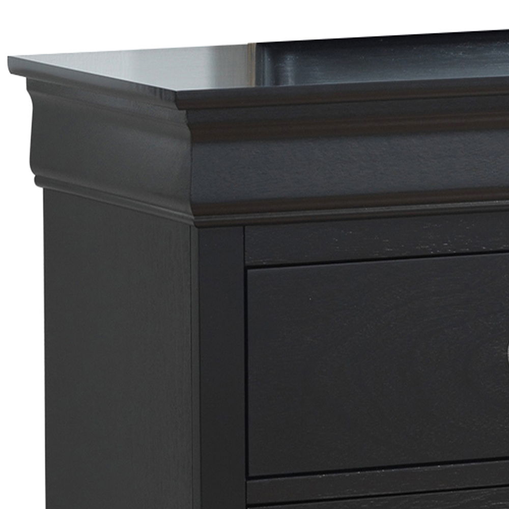 Louis Phillipe - Dresser - Black by Glory Furniture | Bel Furniture