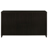 Lewes - 2 Door Engineered Wood TV Stand - Cappuccino by CoasterEssence | Bel Furniture