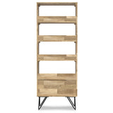 Hunter - Tall Bookcase - Natural by Simpli-Home | Bel Furniture
