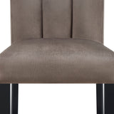 Vega - 5 Piece Counter Dining Room Set - Gray / Black