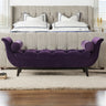 Alma - Tufted Flared Arm Entryway Bench by Jennifer Taylor Home | Bel Furniture
