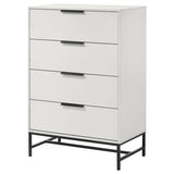 Sonora - 4-Drawer Bedroom Chest - White by Coaster Fine Furniture | Bel Furniture
