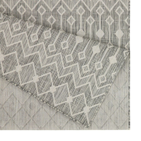 Sunshine - 5'3" X 7'3" Indoor & Outdoor Area Rug Polypropylene - Silver - view 3
