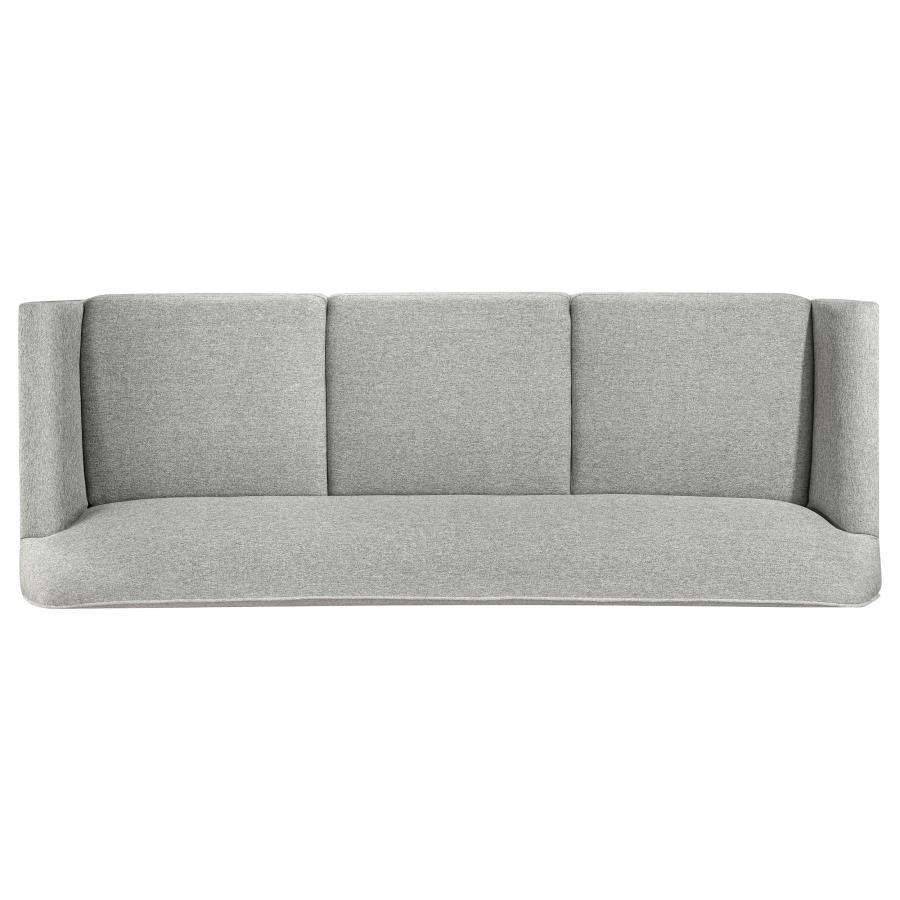 Vaughn - Fabric Upholstered Flared Arm Sofa Set