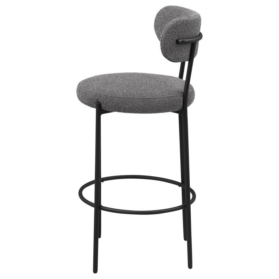 Viola - Boucle Upholstered Bar Stool (Set of 2)