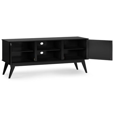 Draper - Handcrafted Mid Century Low TV Media Stand - view 36