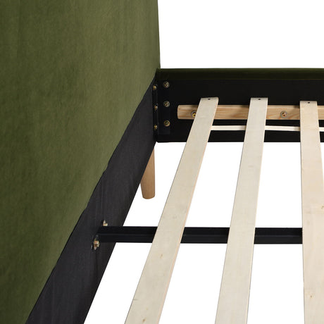 Stockholm - Modern Wavy Headboard Platform Bed by Jennifer Taylor Home | Bel Furniture