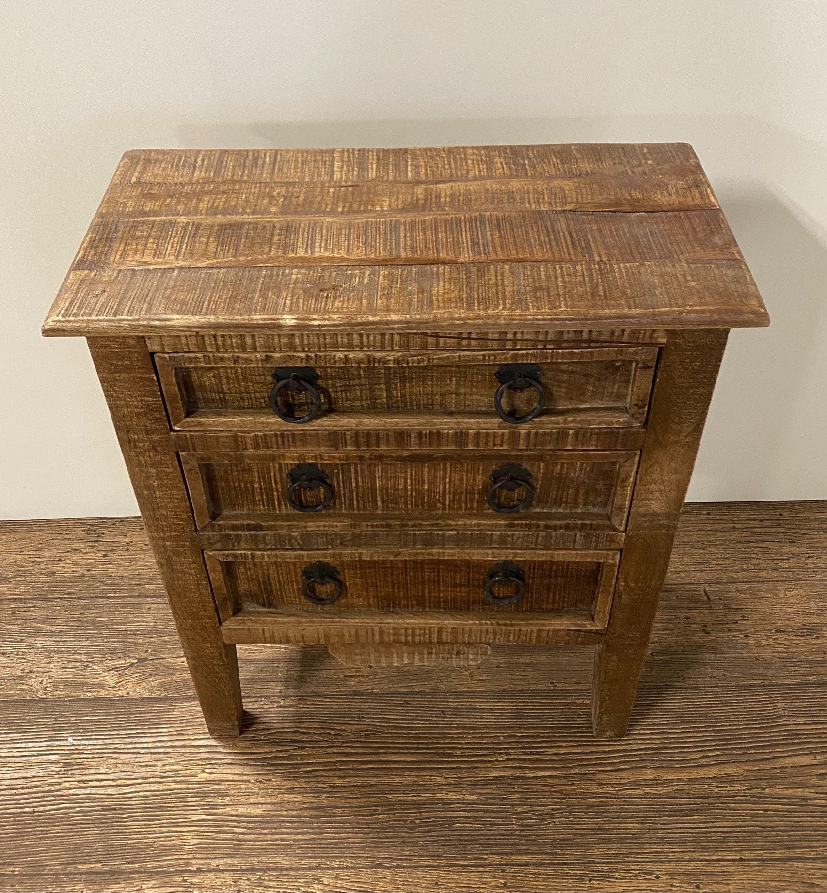 Vintage Farmhouse Three Drawer Dresser - Rustic