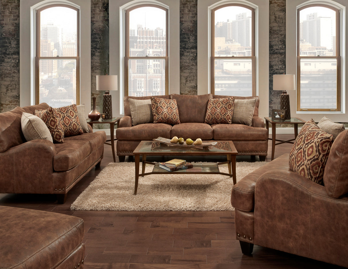 HACIENDA SOFA AND LOVESEAT by Franklin | Bel Furniture