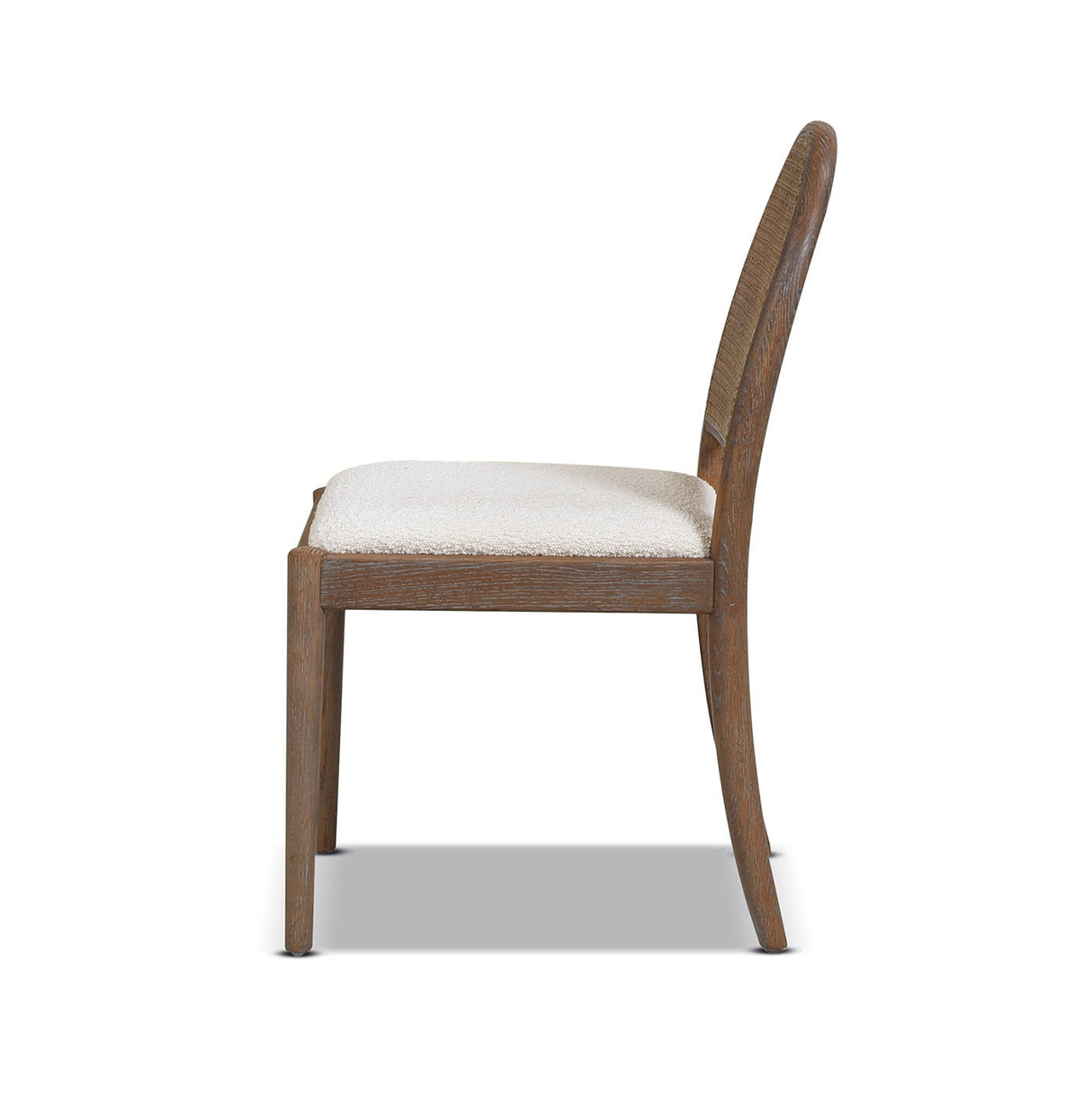 Panama - Curved Cane Side Dining Chair (Set of 2) by Jennifer Taylor Home | Bel Furniture
