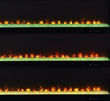 Eddy - 79" 2-Door TV Stand Fireplace Media Console - Mango