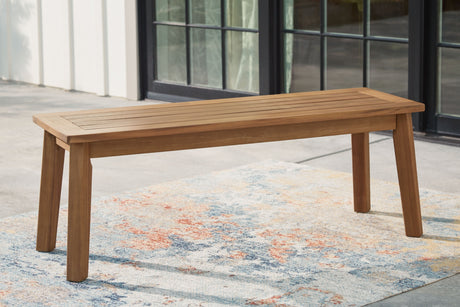 Janiyah - Light Brown - Bench by Signature Design by Ashley® | Bel Furniture
