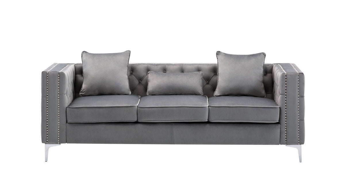 Lorreto - Velvet Sofa by Lilola Home | Bel Furniture