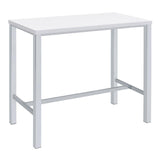 Natividad - 5 Piece Pub Height Bar Table Set - White High Gloss by CoasterEveryday | Bel Furniture