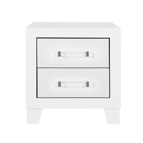 Omoda - Nightstand - White by Global Furniture USA | Bel Furniture