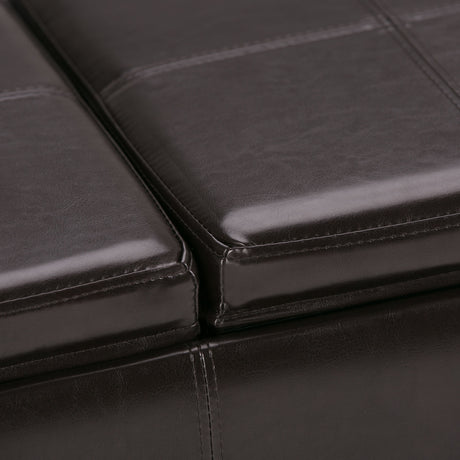 Avalon - Multi Functional Storage Ottoman by Simpli-Home | Bel Furniture