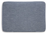 Carissa Manor - Denim - Ottoman by Benchcraft® | Bel Furniture