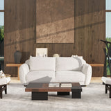 Sharon - Puffy Arm Sofa - Alpaca Off-White by Jennifer Taylor Home | Bel Furniture