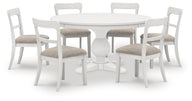 Greddinton - Round Dining Table Set