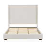 Hampton Upholstered Platform Bed With Tall Headboard
