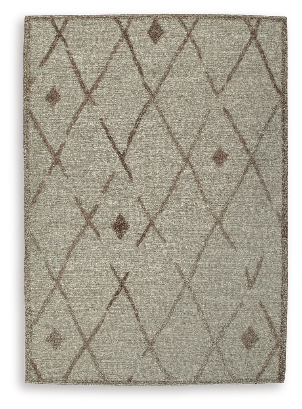 Guyford - Rug Dark Brown 5' x 7' by Signature Design by Ashley® | Bel Furniture