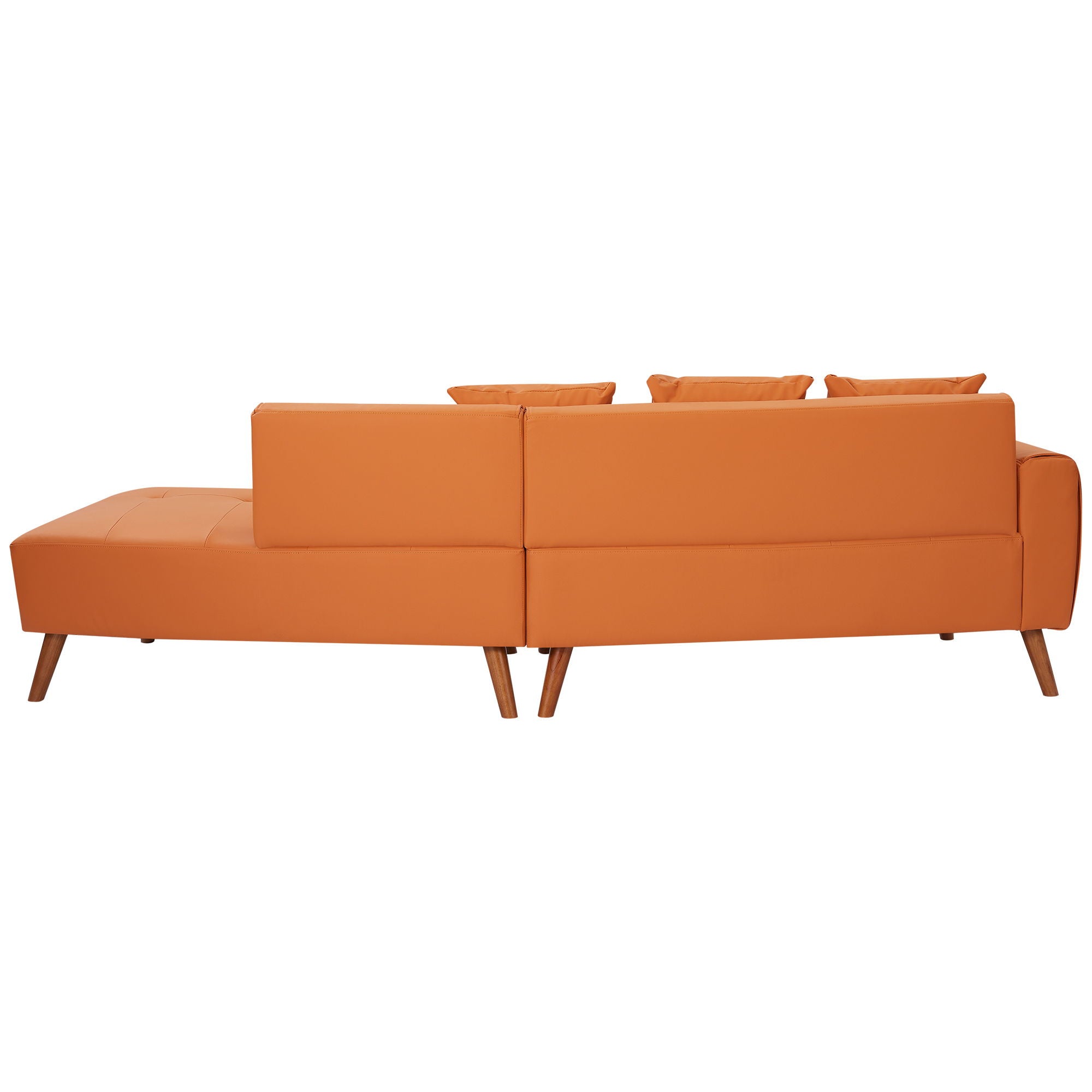 Contemporary Sofa Stylish Sofa Couch With A Round Storage Ottoman And Three Removable Pillows For Living Room