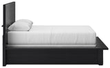 Londer - Black - Queen Panel Bed by Millennium® by Ashley | Bel Furniture