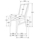 Croyden - Dining Side Chair (Set of 2) - Gray / Weathered Natural