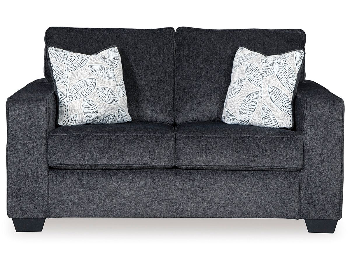 Altari - Stationary Loveseat Dark Gray by Signature Design by Ashley® | Bel Furniture
