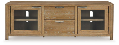 Rencott - Light Brown - Extra Large TV Stand by Signature Design by Ashley® | Bel Furniture