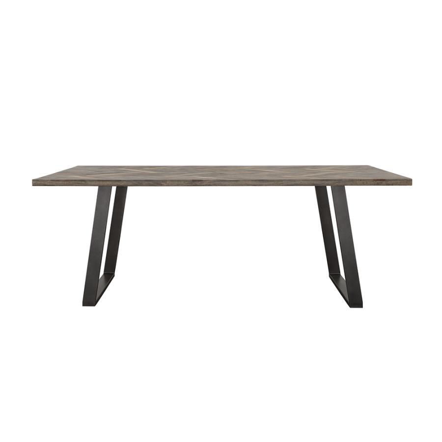 Misty - Solid Wood Dining Table - Gray Sheesham