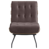 Aloma - Upholstered Tufted Armless Accent Chair by Coaster Fine Furniture | Bel Furniture