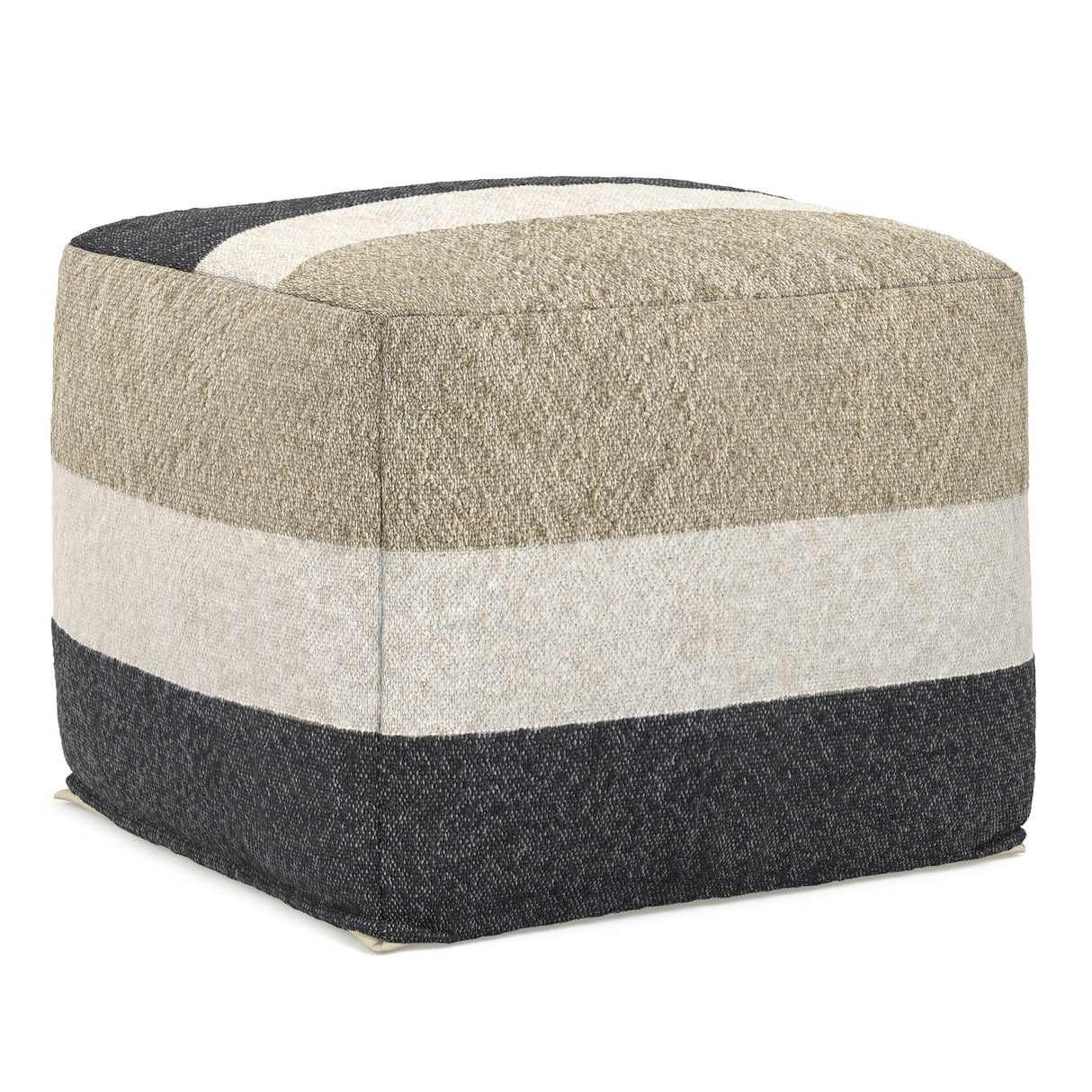 Clay - Square Pouf, Upholstered