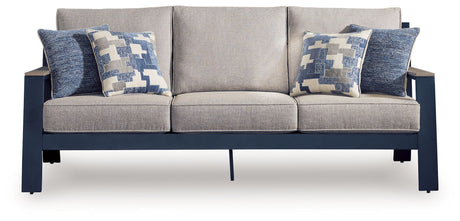 East Beach - Sofa With Cushion - Blue - view 4