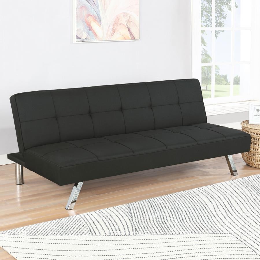 Joel - Upholstered Tufted Convertible Sofa Bed by CoasterEveryday | Bel Furniture