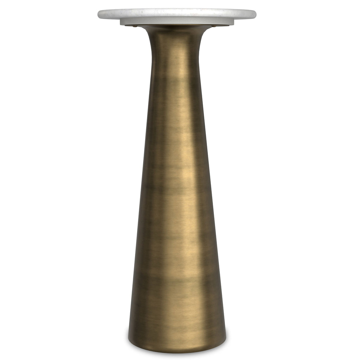 Nicollette Side Table Antique Brass