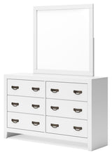 Binterglen - White - Dresser And Mirror by Signature Design by Ashley® | Bel Furniture