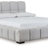 Grendusk - Upholstered Bed Gray by Signature Design by Ashley® | Bel Furniture