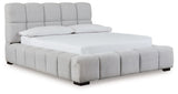 Grendusk - Upholstered Bed Gray by Signature Design by Ashley® | Bel Furniture