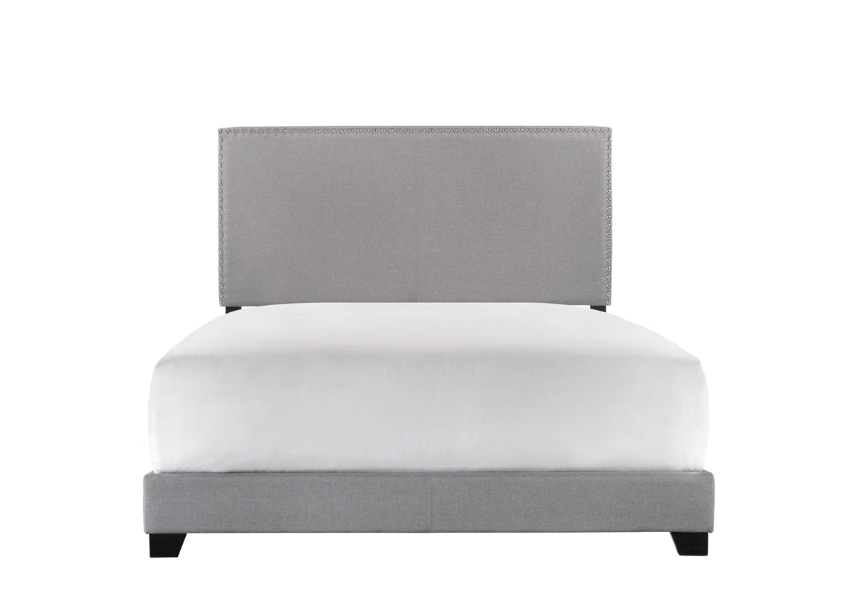 Erin - Bed Gray Full by Crown Mark | Bel Furniture