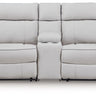 Social Pointe - Reclining Sectional Gray 3 Pc. Reclining Sectional With Console by Signature Design by Ashley® | Bel Furniture