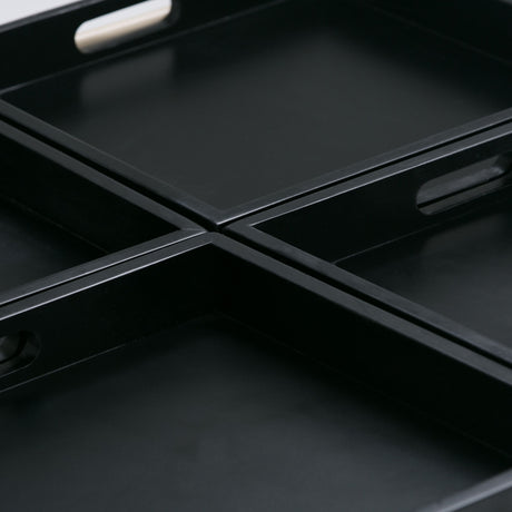 Avalon - Square Coffee Table, Storage Ottoman by Simpli-Home | Bel Furniture