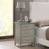 Dove Tailed Drawers 3 Drawer Nightstand