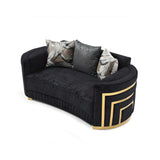 Soledad - Loveseat - Black