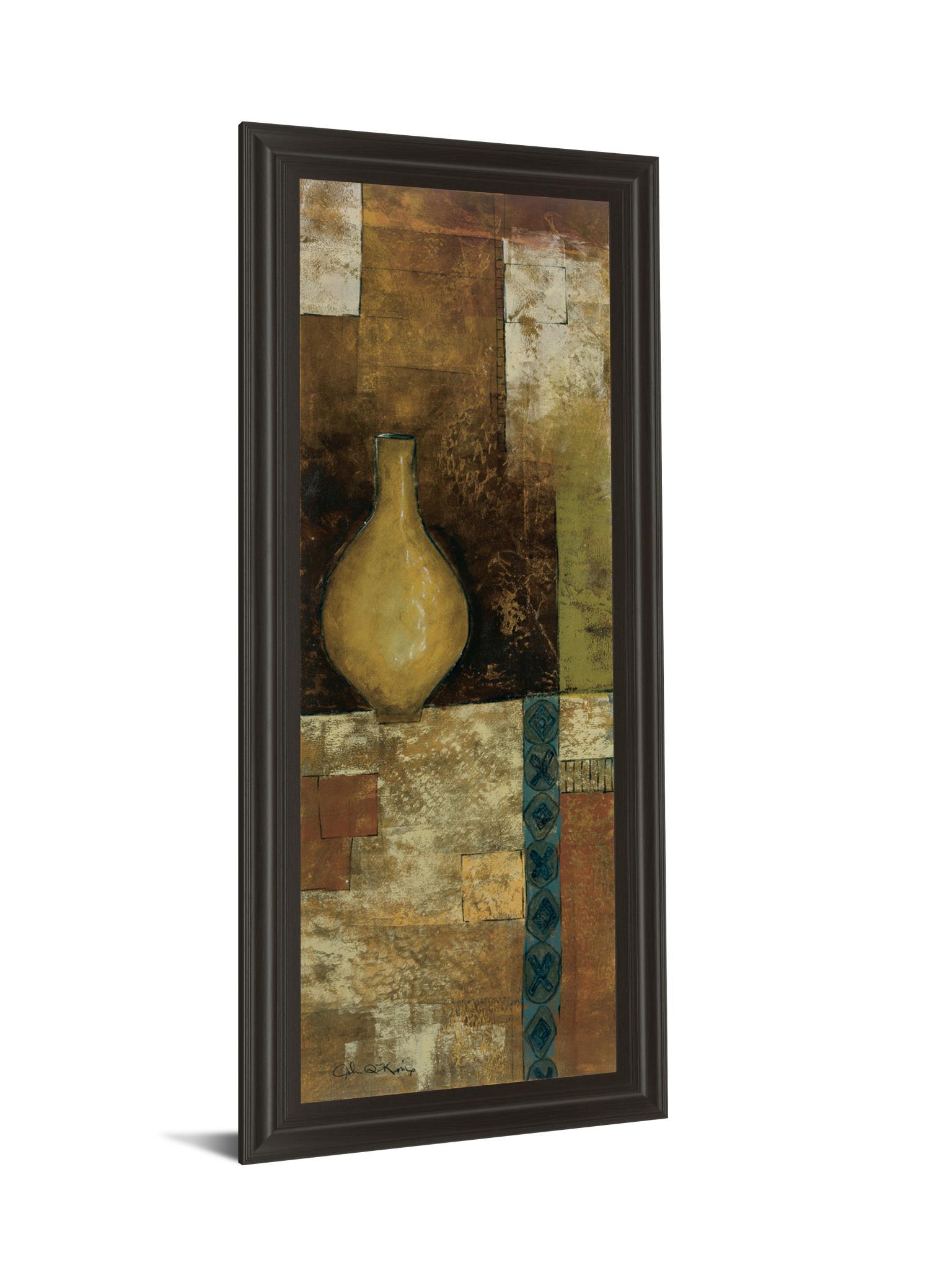 Autumn Solitude I By John Kime - Framed Print Wall Art - Dark Brown